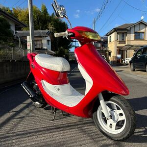 茨城！実働！AF34 ZX ライブディオ　旧原付　旧車　レッド　赤　原付50cc