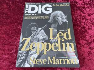 ★THE DIG★NO.1★1995年6/7月号★LED ZEPPELIN表紙★レッド・ツェッペリン/STEVE MARRIOTT/スティーヴ・マリオット/ELVIS COSTELLO