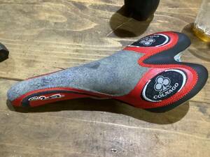 selle sanmarco サンマルコ era COLNAGO コルナゴ刺繍 03年製ビンテージサドル 未使用品　