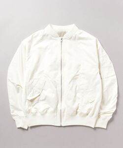 「B:MING by BEAMS」 ジップアップブルゾン MEDIUM オフホワイト レディース