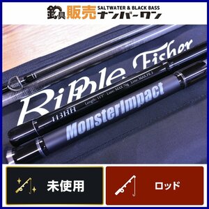 【未使用品☆】リップルフィッシャー モンスターインパクト 113HH パックロッド RippleFisher MonsterImpact ヒラスズキ 釣り 等に（KKM_O1