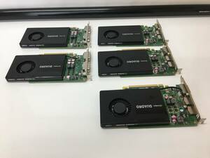 A20689)NVIDIA Quadro K2000 グラフィックボード 2枚+NVIDIA Quadro K2000 グラフィックボード 3枚 現状品合計5枚セット