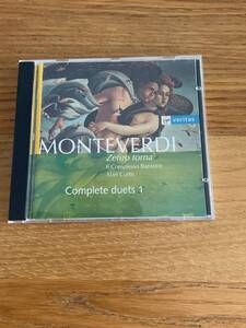 CD VIRGIN CLASSICS - モンテヴェルディ MONTEVERDI - COMPLETE DUETS 1 - ZEFIRO TORNA - IL COMPLESSO BAROCCO, ALAN CURTIS 