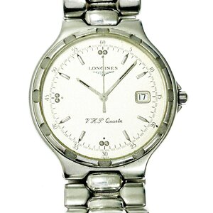 【1円スタート】LONGINES ロンジン L1.613.4 コンクエスト V.H.P. SS シルバー文字盤 クオーツ メンズ腕時計 ジャンク 352643