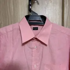 paul smith ピンク 長袖ワイシャツ 15K/39