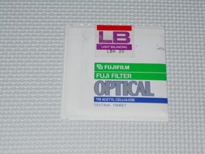 FUJIFILM 色温度変換フィルター LBフィルター LBA 20 7.5×7.5cm★新品未開封