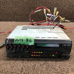 AV12-86 激安 カーステレオ 富士通 FUJITSU TEN SP-5700SD1 C5300829 カセットデッキ 本体のみ 簡易動作確認済み 中古現状品