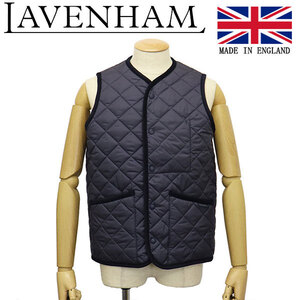 LAVENHAM (ラベンハム) SLJ2039 THORNHAM MENS RC ソーンハム メンズ キルティングベスト G96 SUFFOLK NAVY イギリス製 LH012 S