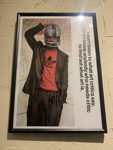 Basquiat バスキアA4 ポスター 額付 送料込 Andy Warhol