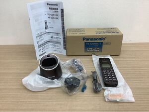 ◯営HM029-A8T60【埼玉発】Panasonic コードレス電話機 KX-FKD550-T RU・RU・RU ブラウン 未使用品 子機のみ 箱、説明書あり