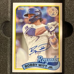 TOPPS MLB 2024 Bobby Witt Jr. ボビー ウィットJr 直筆サインカード Royals ロイヤルズ AUTOGRAPH 直筆サイン 35th Auto