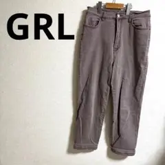 グレイル　GRL   デニムパンツ　薄い紫　パープル　M