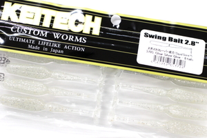 ★KEITECH ケイテック Swing Bait スイングベイト 2.8 #370 Clear Silver Glow★