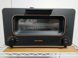 BALMUDA　トースター　K05A-BK　美品　数回使用のみ　動作確認済 バリュミューダ　 スチームトースター ブラック　送料込