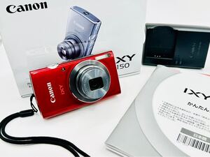 【1円〜】 Canon キャノン デジタルカメラ デジカメ コンパクトデジタルカメラ ixy150 未使用に近い