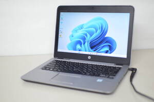 中古ノートパソコン HP Elitebook 820 G3 Windows11 爆速SSD256GB core i5-6300U/メモリ4GB/12.5インチ/無線内蔵/webカメラ搭載