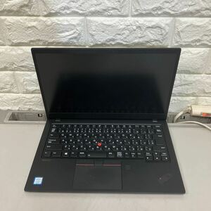 Y157 Lenovo ThinkPad X1carbon Core i7第8世代　メモリ不明　BIOSロック