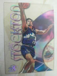 】Fleer 1998-99 Skybox Ex】№30/John Stockton●