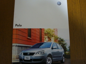 ★VW　POLO　フォルクスワーゲン　ポロ　カタログ　2007年10月版　全26P　　美品