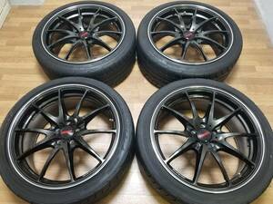 【希少】18インチ 8J +45 PCD100 RAYS G25 ブレンボ STI BRZ 86 BP レガシィ インプレッサ プリウス カローラ CT200h RE30 CE28 ZE40 TE37