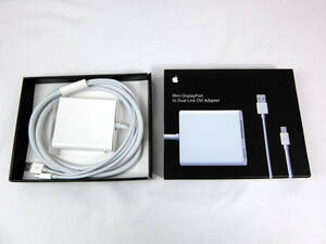 Apple Mini DisplayPort to Dual-Link DVI Adapter A1306 MB571Z/A 即決