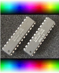 IC メモリ LH5116D-10 SHARP 8BIT CMOS 16384 RAM 2K×8 RAM 16K SRAM 中古品 2個 1パック ICチップ 半導体 動作品 ,工作 その1