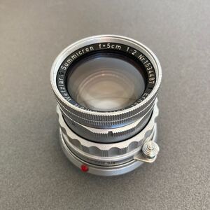 Leica Summicron 5cm 1:2 Ernst Leitz キズクモリあり