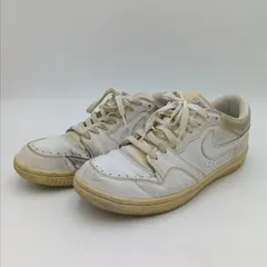 NIKE ナイキ スニーカー COURT FORCE LOW コート フォース ロー ホワイト 27.5cm メンズ F-3-1