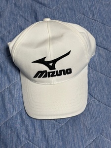 【新品未使用】MIZUNO★ミズノ★ゴルフキャップ★ホワイト★フリーサイズ