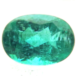 パライバトルマリン 0.55ct 裸石 ルース クリーン ネオンカラー 高彩度の青緑 ブラジル 瑞浪鉱物展示館 4743