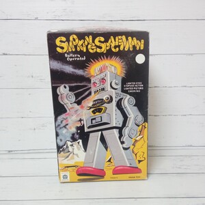 ★HAHA TOY★スモーキング ロボット スペースマン★SMOKING SPACE MAN★箱のみ★当時物★ブリキ玩具★レトロ★ヴィンテージ★