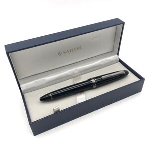 SAILOR セーラー プロフィット ブラックラスター 1911 万年筆 ペン先 21K 筆記用具 文房具 箱