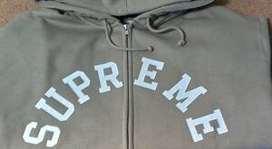 L 新品未使用 Supreme Champion Zip Up Hooded Sweatshirt Tan シュプリーム チャンピオン タン ラージ パーカー 