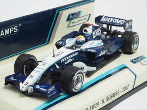 PMA 1/43 ウィリアムズ トヨタ FW29 N.ロズベルグ 2007 WILLIAMS TOYOTA N.ROSBERG