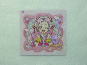 ★送料63同封ＯＫ★【No.17 キュアエール Cure Yell】ＨＵＧっと！プリキュア キラキラしてるよ！シール 第一パン BANDAI バンダイ