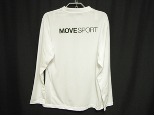 【L200】送料無料★美中古品★MVSP. DESCENTE MOVESPORT デサント ドライメッシュ 長袖Tシャツ Oサイズ 吸汗速乾 ドライ ロンT ll xl 2l