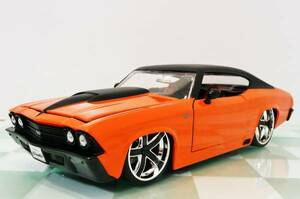 ■JADA TOYS 1/24 1969 CHEVY CHEVELLE SS ORANGE■シェビー シェベル 8