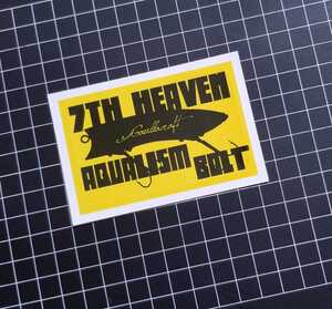 7th Heaven Sticker ガウラクラフト　セブンスヘブン　ステッカー　シール　イエロー　黄色/　フロッグ　ハンドメイド　ヒヨコ