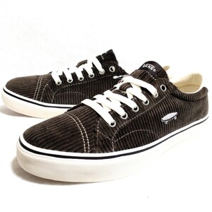 特価/未使用/VANS/V311CF CORD/COURT ICON/バンズ/コートアイコン/スニーカー/US9H=27.5cm/brown