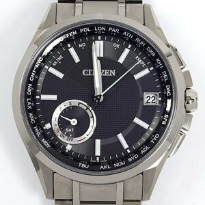 CITIZEN シチズン アテッサ ソーラー電波 エコドライブ GPS衛星 CC3010-51E チタン メンズ