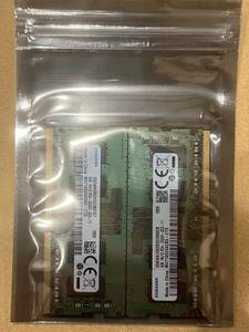 ●○SAMSUNG PC4-2666V 1Rx16 4GB 2枚組 =8GB ノートパソコン用メモリ○●