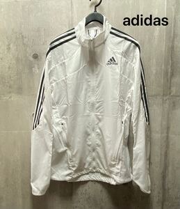 未使用　正規品　adidas メンズ Mサイズ　ジャケット アディダス MARATHON JKT GM1410 ランニング　トレーニング　ホワイト