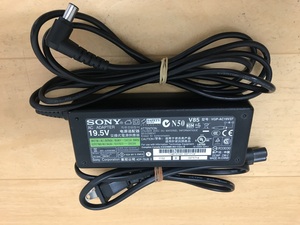 SONY ACアダプター 19.5V=3.9A 100-240V VGP-AC19V37 ソニーノートPC用 ACアダプタ SONY AC ADAPTER 中古 動作確認済み