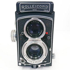 ◆1円〜【コレクター放出品②】『ROLLEI ローライ Rolleicord Franke&Heidecke Braunschweig F3.2 / 75mm F3.5』 二眼レフ カメラ 写真