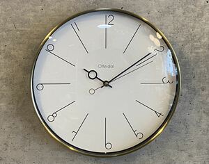 Round-Brass wall clock(検,真鍮,ミッドセンチュリー,イームズ,ビンテージ,50