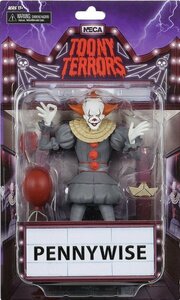 ネカ トゥーニー・テラーズ IT イット それが見えたら、終わり。 ペニーワイズ フィギュア NECA TOONY TERRORS PENNY WISE