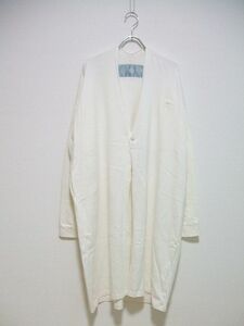 Dulcamara 羽織り サイズ1 ロング丈 カーディガン ホワイト レディース ドゥルカマラ 2-0427M 194290