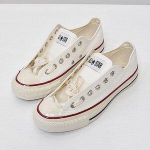 新品 converse all star キャンバス ローカット 24.5cm オフホワイト コンバース オールスター｜23l0853