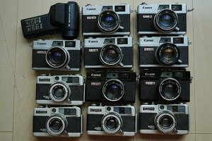 Canon Canonet GⅢ G3 demi ee17 レンジファインダー11台 ＋ MINOLTA 単体露出計 スポットメーターM