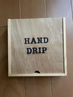 コーヒーフィルター　入れ　セリア　木製　HANDDRIP